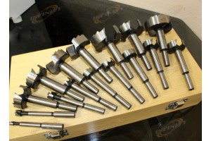 16pc Forstner Drill Bit Set Wood working Precision Clean Thru Cutting Holes Bits